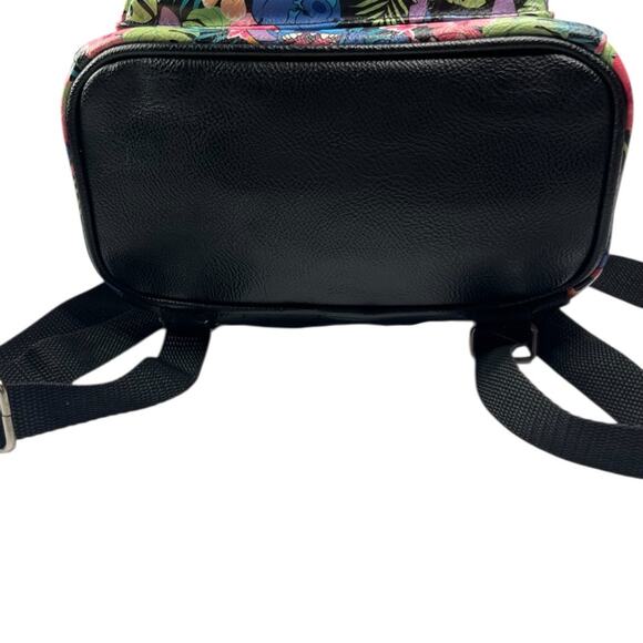 Loungefly Disney Lilo & Stitch Mini Backpack Stitch Poses Hawaiian Tropical - Picture 6 of 14